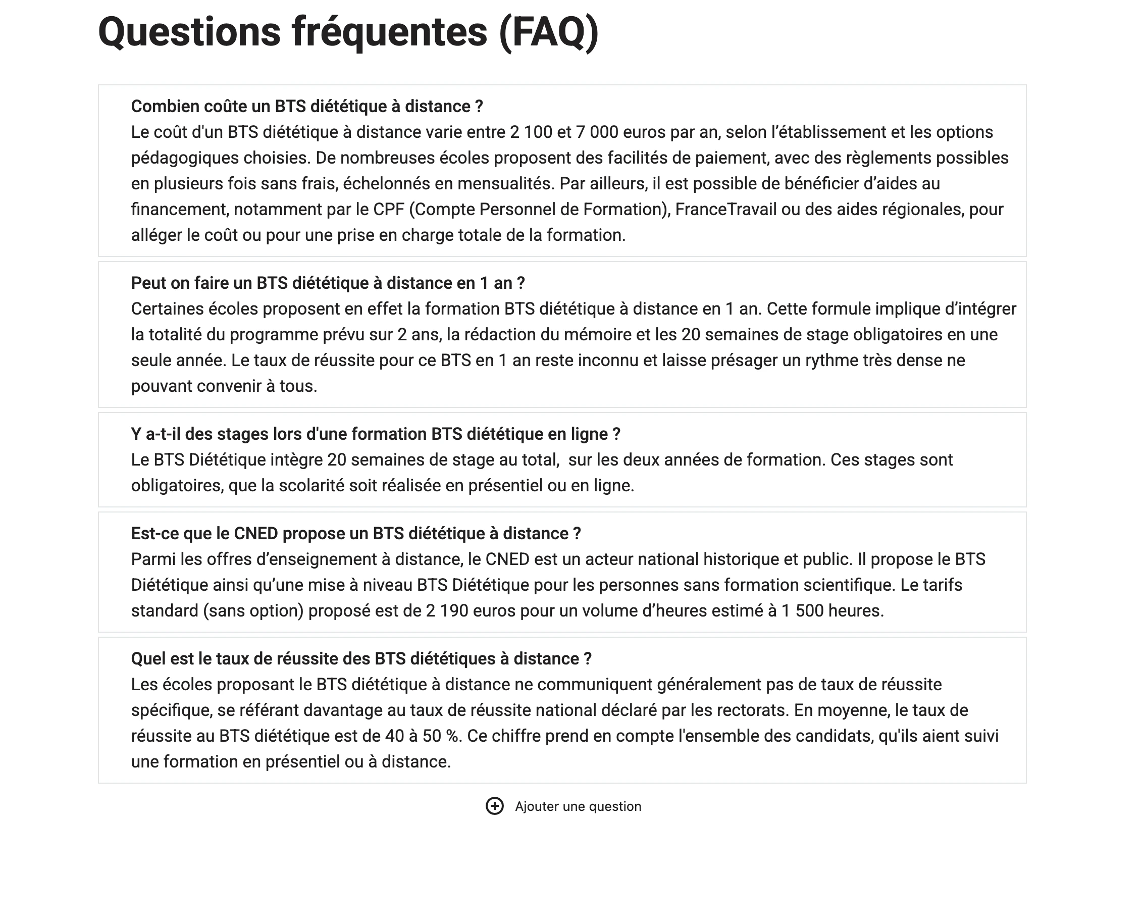 Bloco Yoast FAQ com string simples